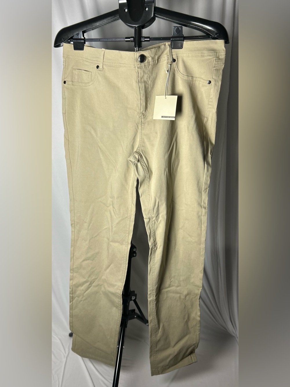 Active USA Classic Slim Khaki Chinos - Light Khaki